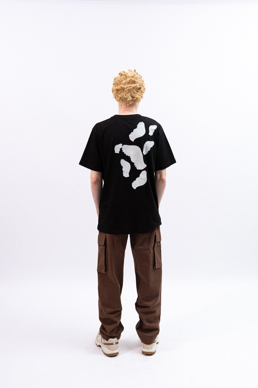 T-shirt feather - black