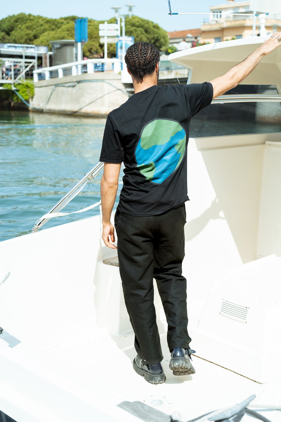 World black tee