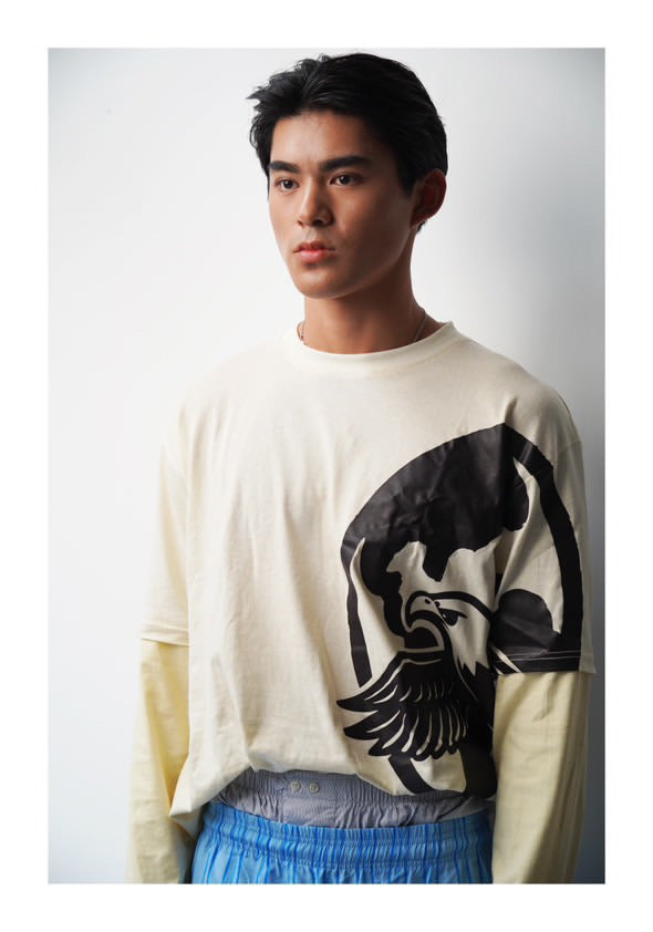 T-shirt double manche longues