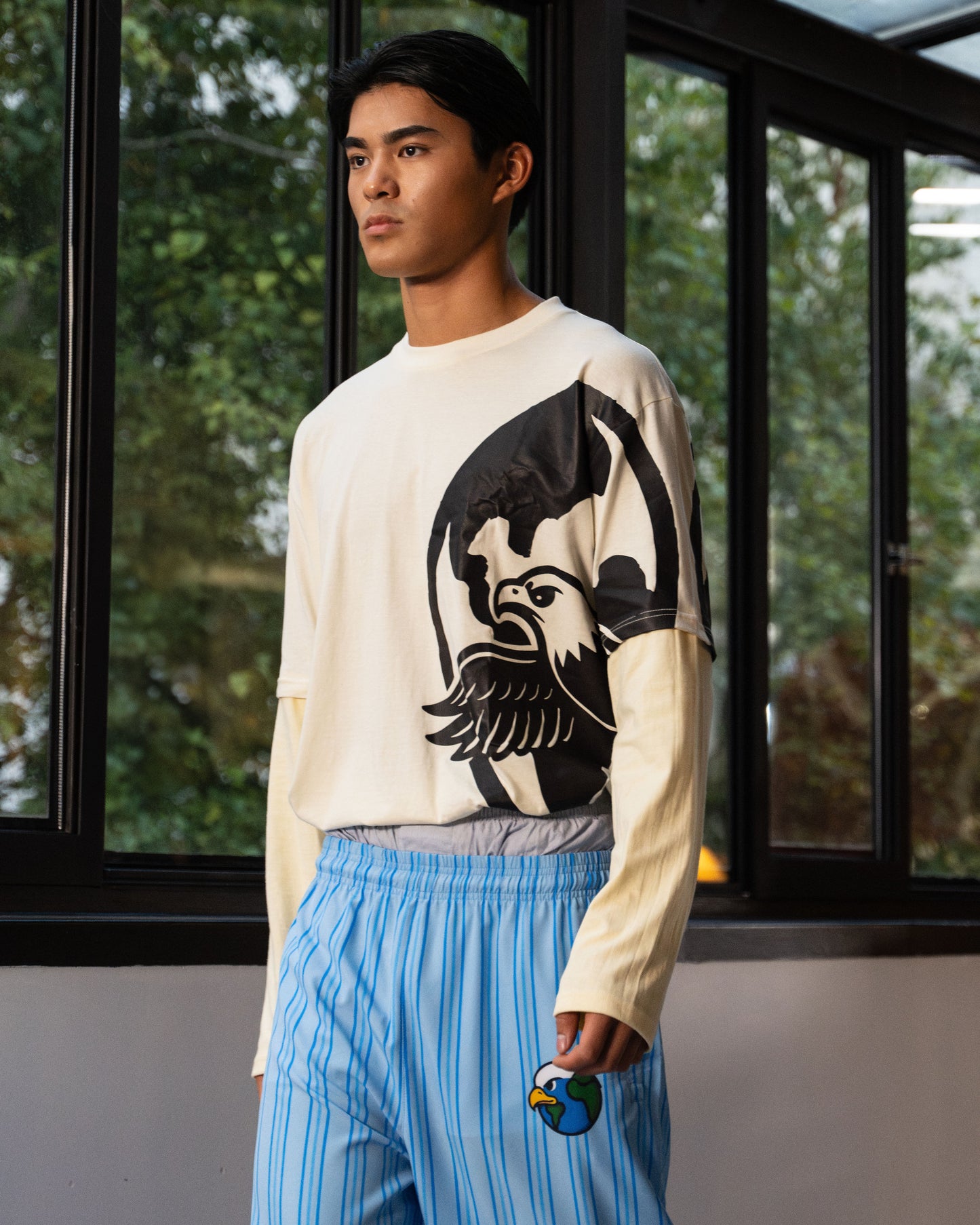 T-shirt double manche longues