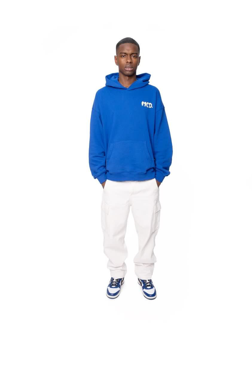 Blue signature hoodie