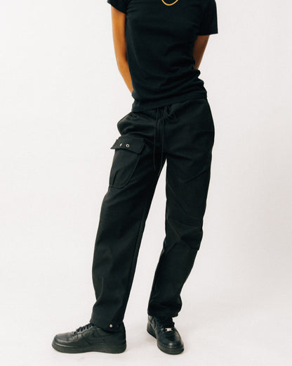 Revisit Black cargo pant