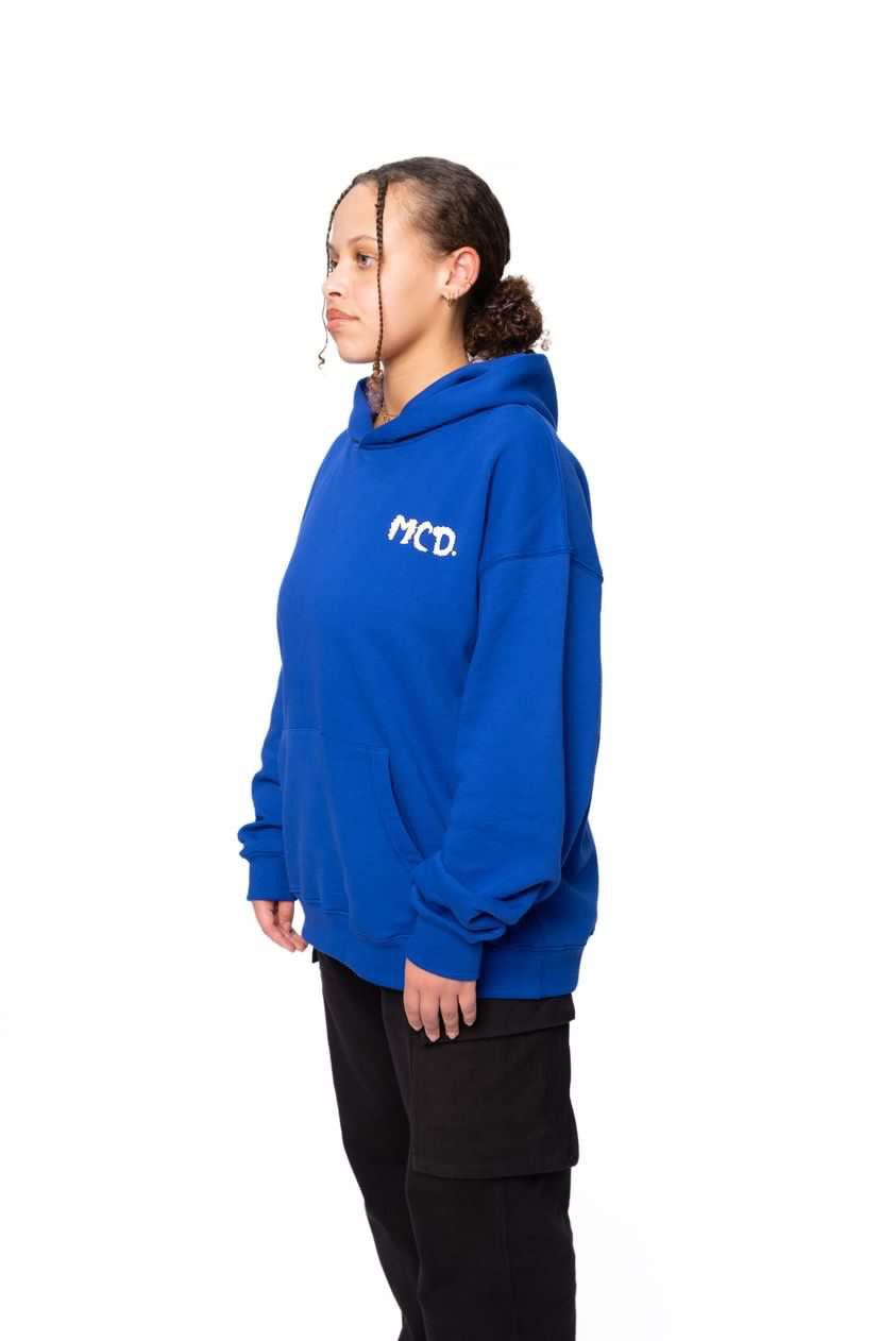 Blue signature hoodie