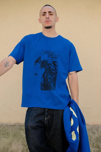 Eagle blue tee