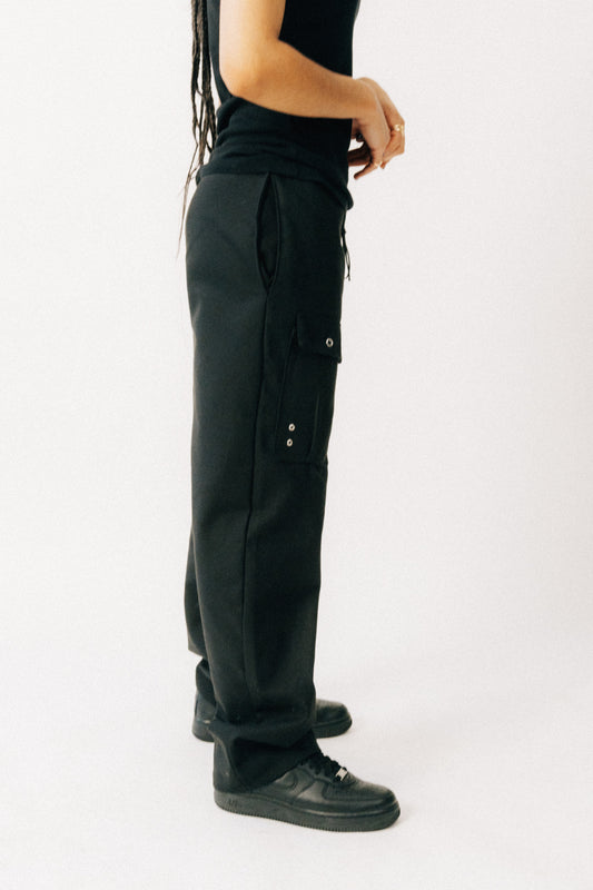 Revisit Black cargo pant